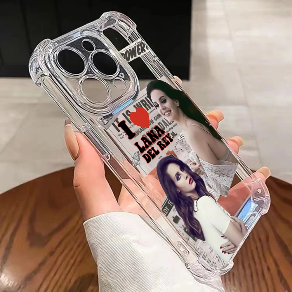 Lana Del Rey Anti-Fall Clear Phone Case