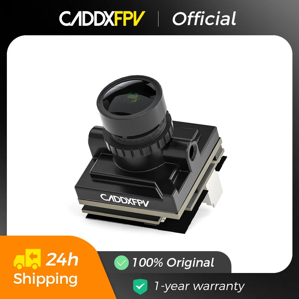 CADDXFPV Baby Ratel 2 FPV Camera 1200TVL FOV165° Starlight Sensor DC 4.5-36V Screen 4:3/16:9 for RC FPV Racing Drones Quadcopter