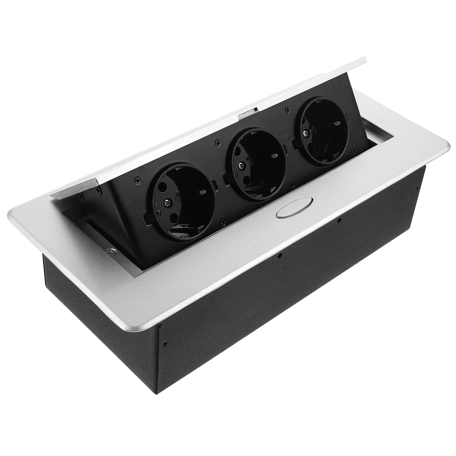 

Desktop Outlet Conference Room Socket Pop-up European Style Circle Connection Box