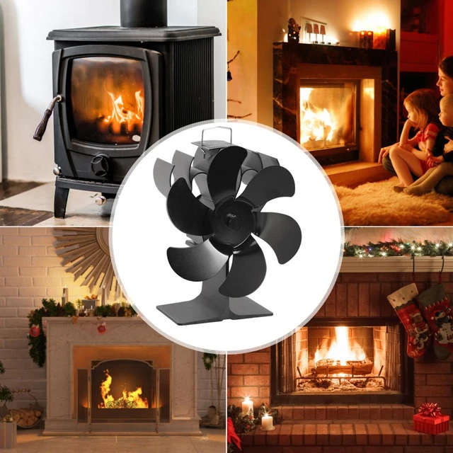 Novel Heat Powered Fan Heat-powered 25dB Smooth Rotation Stove Fan