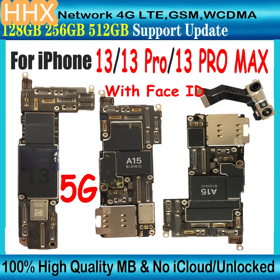 For IPhone 13 Pro 13 Pro Max 256gb 128gb Motherboard With Face ID for-iphone-13-pro-13-pro-max-256gb-128gb-motherboard-with-face-id