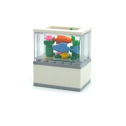 Gold Box Cityscape Building Blocks Kit - Creative DIY Educational Toy Set (Fish tank 1set)