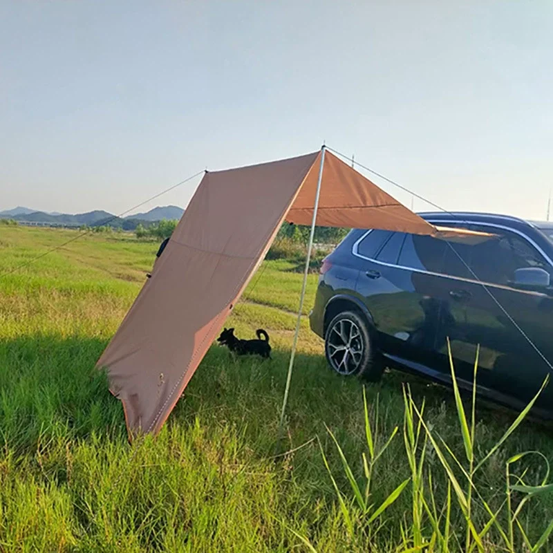 Car Side Awning Rooftop Tent Waterproof Side Tent 5-8 People Outdoor Camping Anti-UV Shelter Shade Suv Jeep Car Roof Top