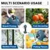 Drillpro 45mm Electric Pruning Shears Brushless Electric Scissors Rechargeable Hedge Trimmer GardenTools For Makita 18V Battery 4