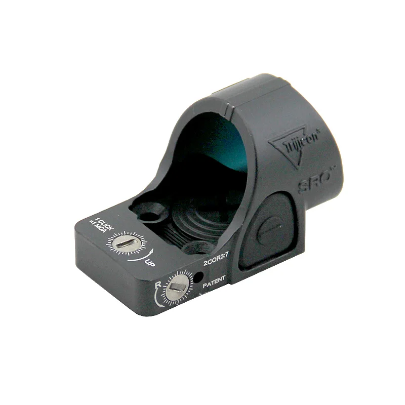 Red Dot Sight Tactical SRO Red Dot Sight Pistol Collimator Reflex Sights Hunting Airsoft Rifle Scope Adjustable Optics Weaver Rail Aluminum