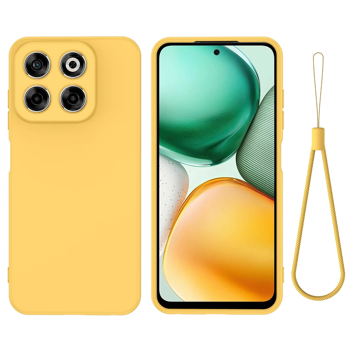 Ultra-Thin Silicone Anti-Fall Case with Soft Skin-Feel and Shockproof Bumper