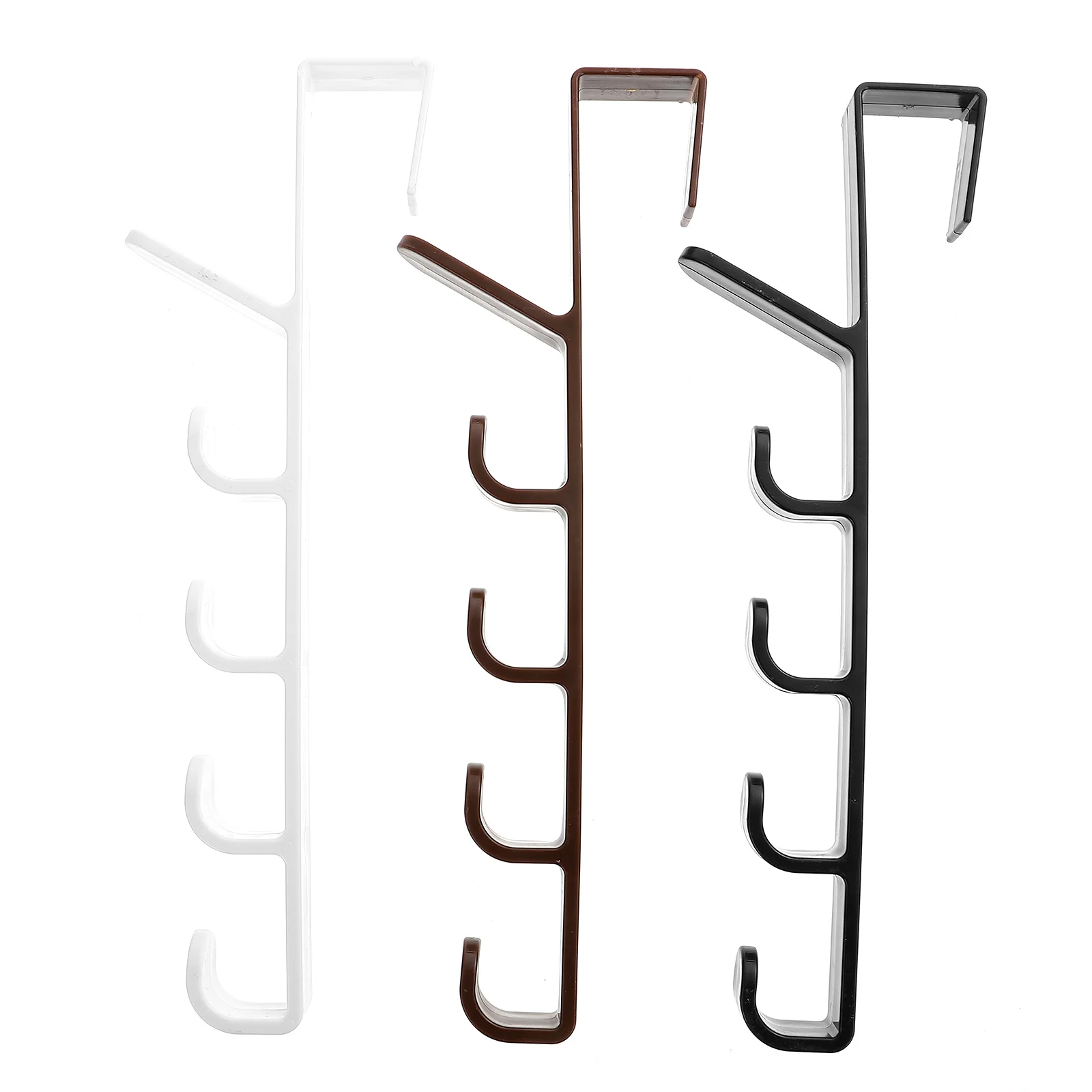 

3pcs Practical Over-door Hooks Simple Over The Door Hooks Door Back Hooks