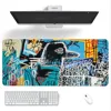 Art J-Jean-Michel B-Basquiat Mouse Pad Computer Laptop Gaming Office Wrist Guard Non Slip Keyboard Pad 6