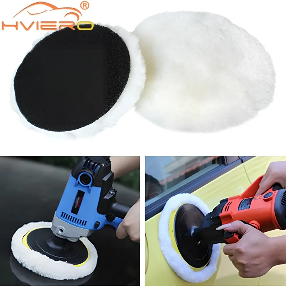 1PCS Universal Car Polish Pad Disc Imitated Wool Auto Body Waxing Polishing Soft er Polisher Vehicle Tools Accessories Paint