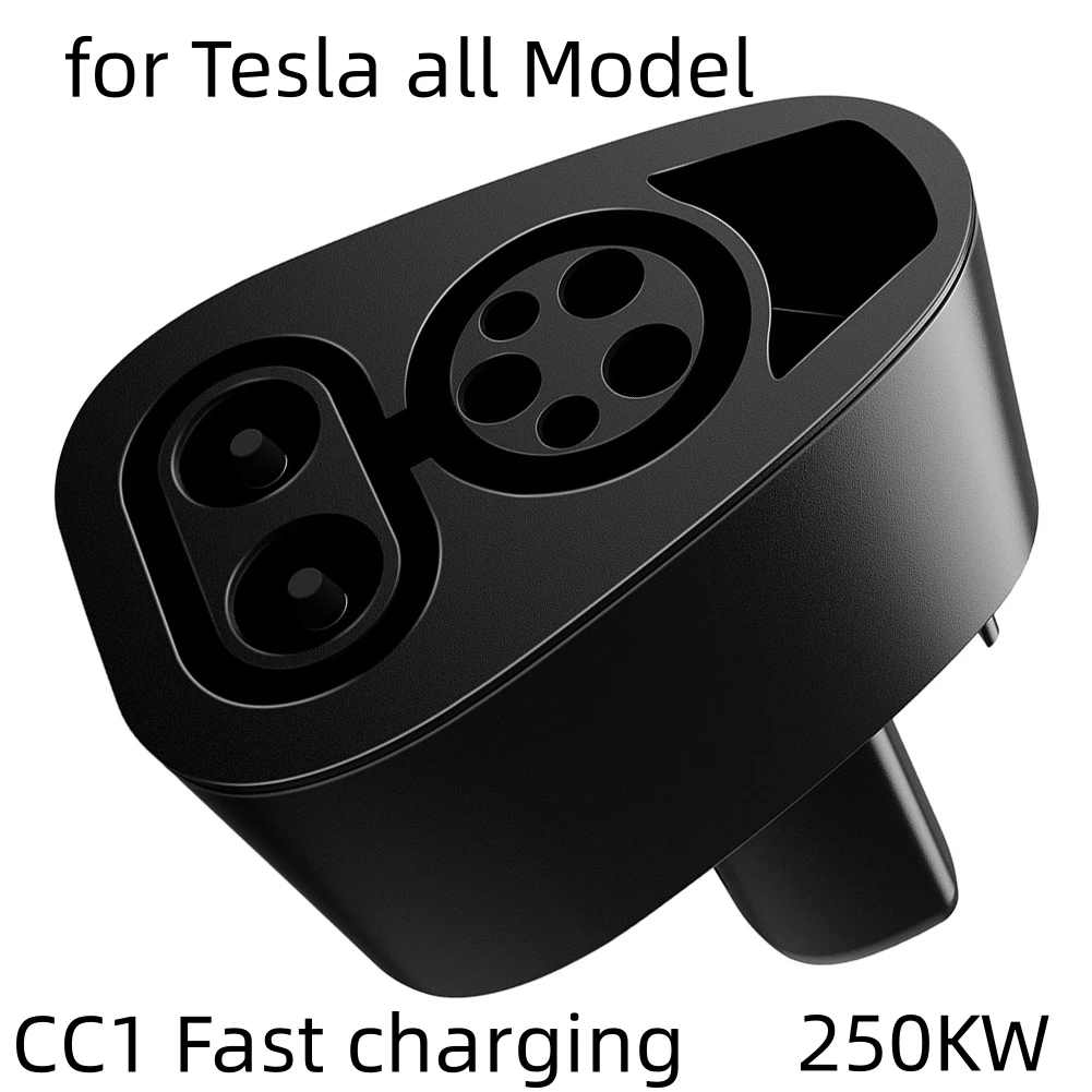 

CCS 1 Fast Charging Charger Adapter For Tesla Model 3/S/X/Y Up To 250KW DC Charger Converter Combo Vehicle Accessoriy
