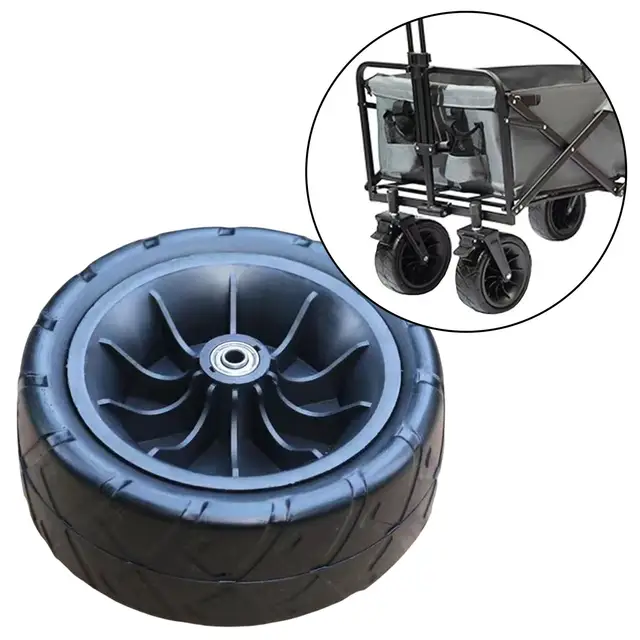 20 Cm -Es Csere Kerék A Kocsi Kerti Kosár Bevásárló Melléklete - Image 4