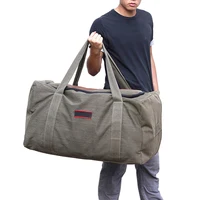 Large Capacity Canvas Duffle Bag for Travel 40L 60L 120L Sports Outdoor Carry On Luggage Tote Duffel Overnight Weekender Bag 2