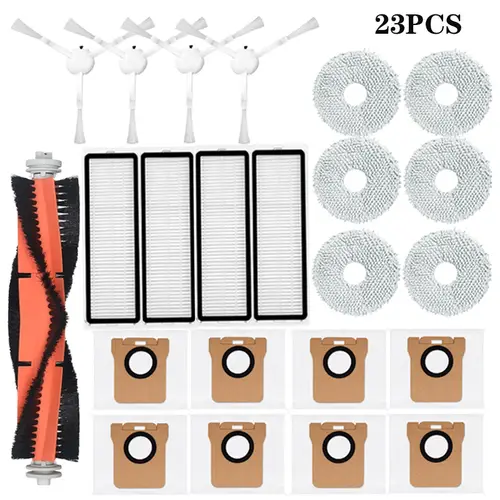 For Xiaomi Robot Vacuum X10+ X10 Plus B101GL Spare Parts Accessories Main Side Brush Hepa Filter Dust Bag Rag Mop Stand Dust Box - Image 9