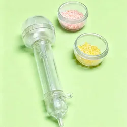 Clear Ergonomic Press - Type Bead Positioning Pen for 3D Pixel Puzzle Crafting (Transparent)