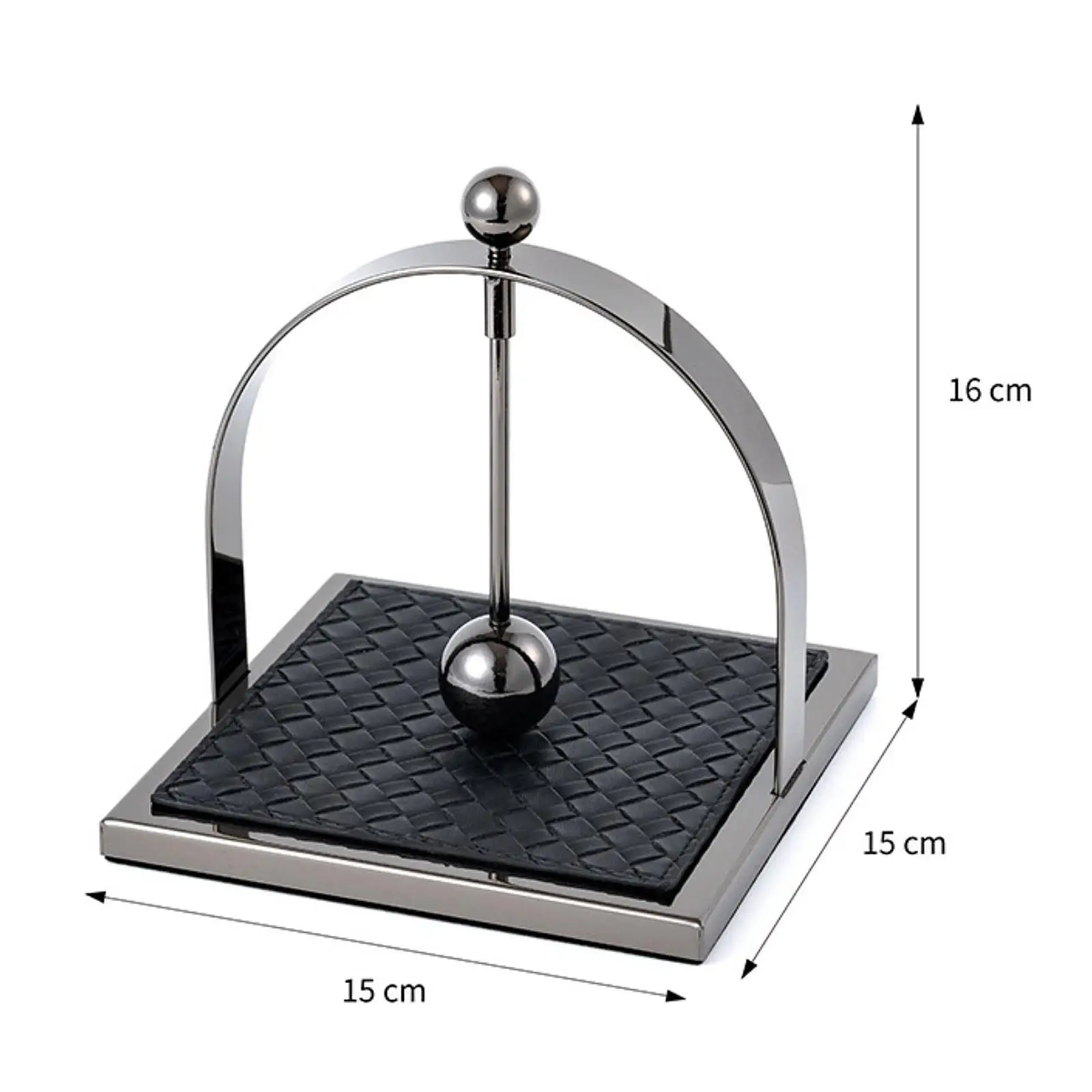 Dining Paper Towel Holder Tissue Base Tabletop Tissue Holder Square Napkin Stand for Countertop Kitchen Picnics Party Restaurant 6