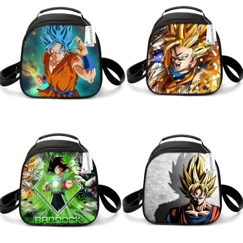 

Dragon Ball Dragon Ball Children's LunchBag Primary School Student Lunch Box Cartoon One-shoulder Portable Meal Bag Mochila