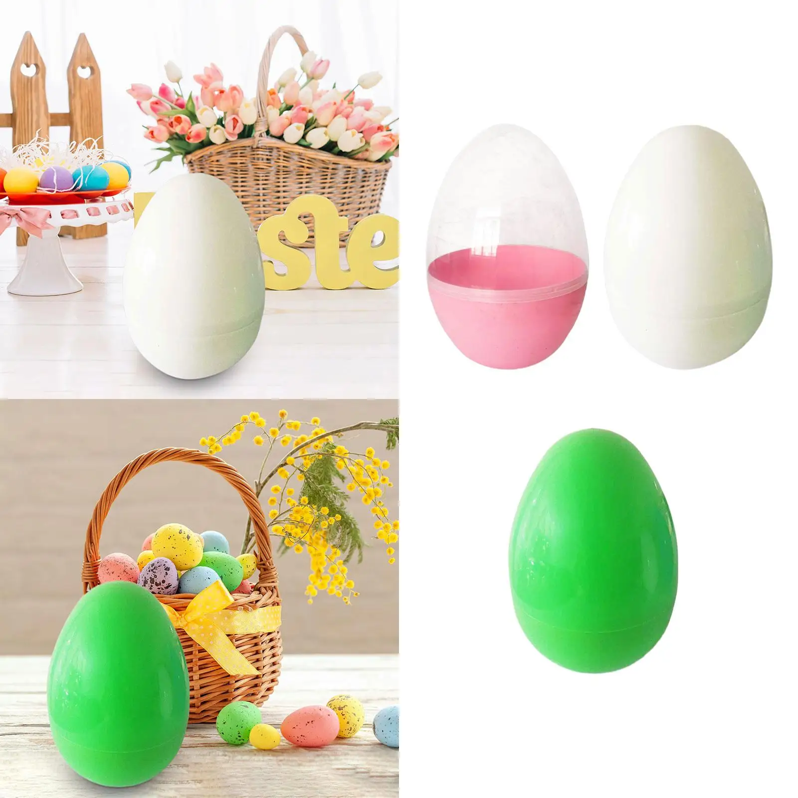 Empty Easter Egg Easter Egg Hunting Snack Easter Egg Easter Basket Stuffers for Party Favors DIY Crafts Seek Classroom Prize