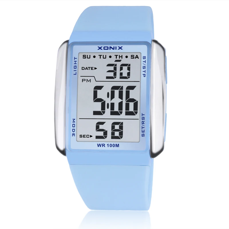 GOLDEN 2023 New Fashion Woman Relogio Masculino LED Digital Waterproof 100m Diving Swimming Stopwatch Reloj Hombre Wristwatch FJ