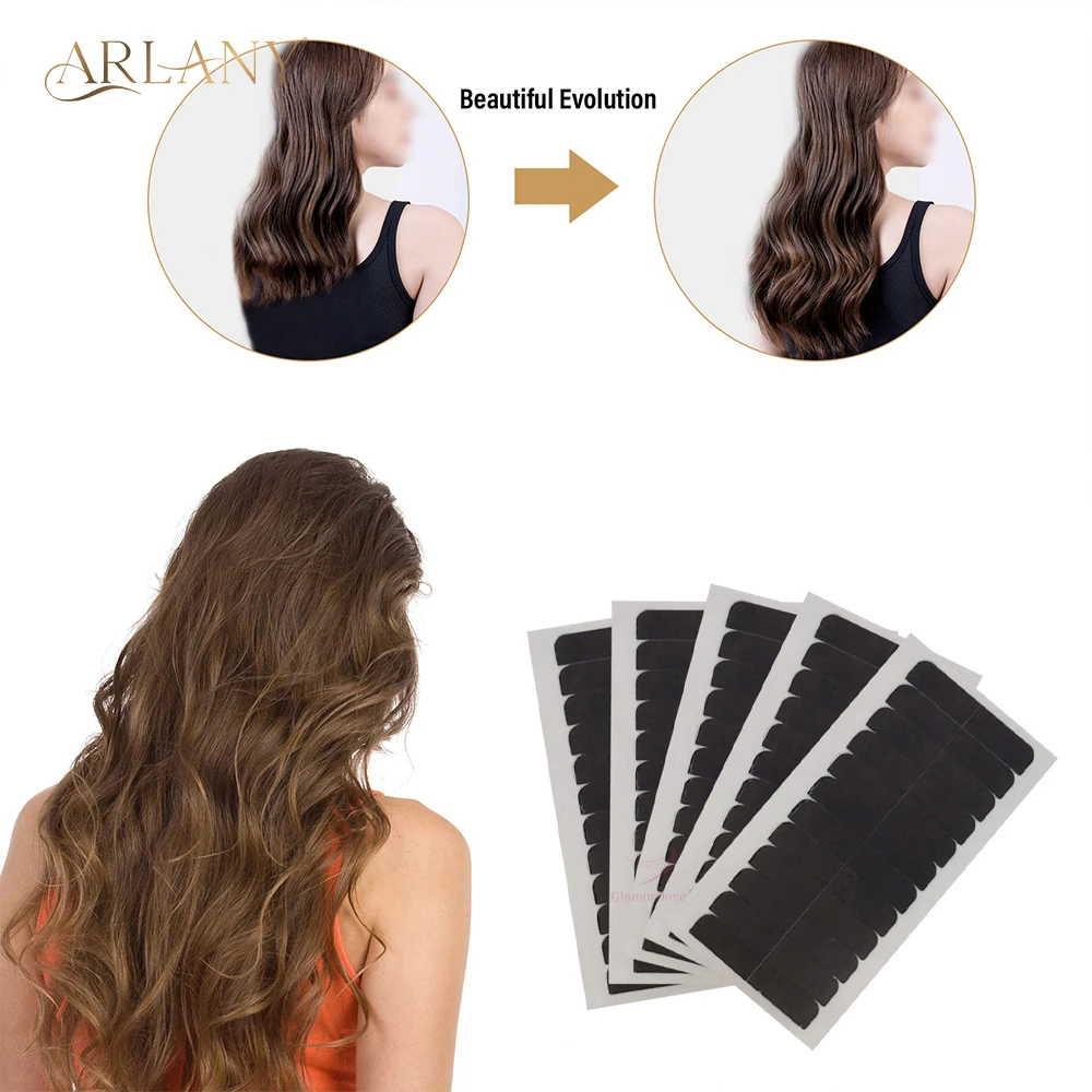 Plastic Razor Scraper Kit with 60 Tabs Hair Extension Tape Adhesive Replacement Salon Barber Sticker Label Removal Scraper Tool