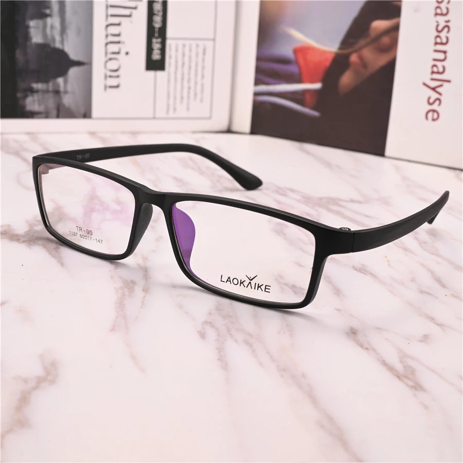 Vazrobe 160mm Oversized Eyeglasses Frames Male Women Reading Glasses Men Big Spectacles Diopter Magnify Anti Blue Reflection 5