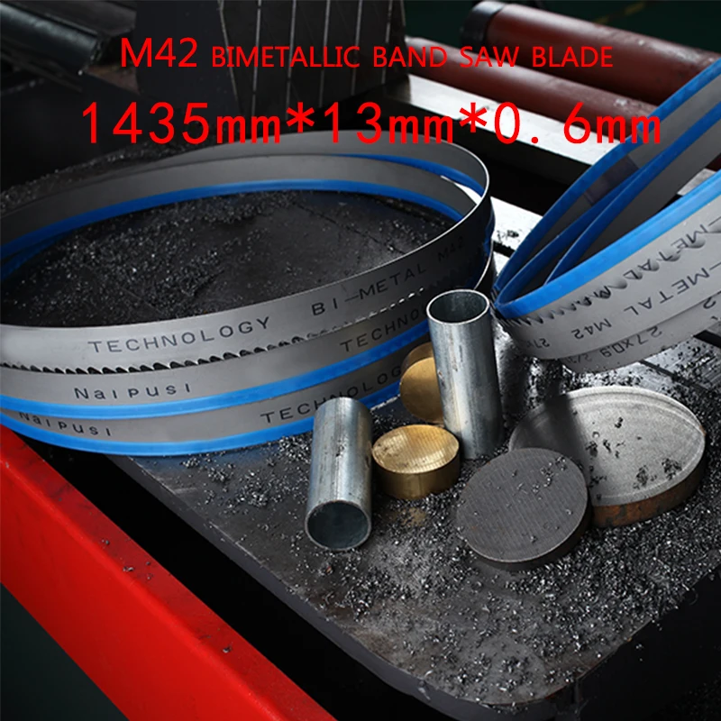 1435mmx13mmx0.6mm Multi-Tooth pitch-1/2/3Pcs Saw Blade Customizable M42 Band Saw Blades for Industrial Production