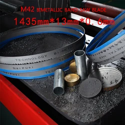 1435mmx13mmx0.6mm Multi-Tooth pitch-1/2/3Pcs Saw Blade Customizable M42 Band Saw Blades for Industrial Production