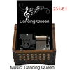 Dancing Queen Wooden Wind Up Music Box Swedish Rock Band Song Special Musical Gifts for Fans Friends Family Birthday Festival 2