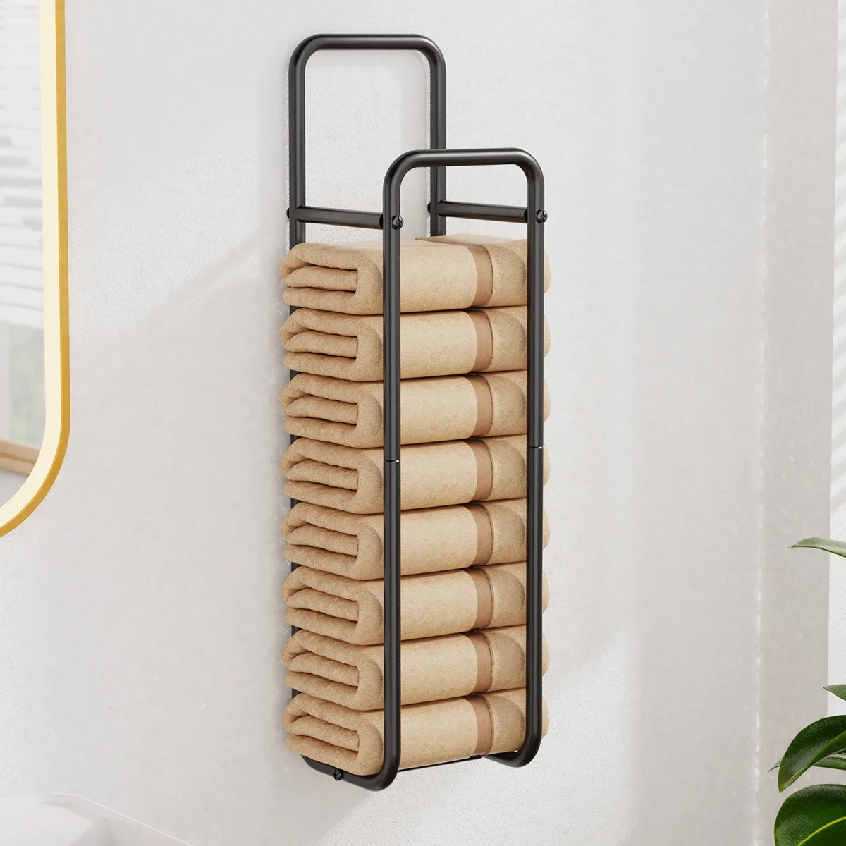 1 Pc Towel Rack, Wall-Mounted 1