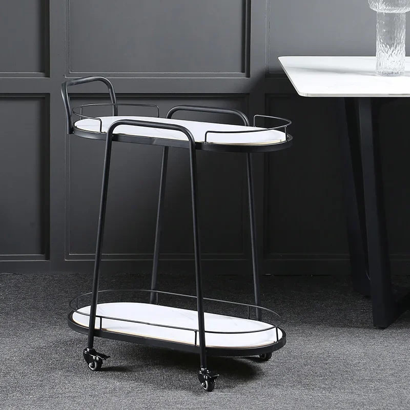 Stainless Steel Trolley Acrylic Cart Aesthetics Dressing Food Serving Golden Cleaning Beauty Salon Carro Ruedas Furniture