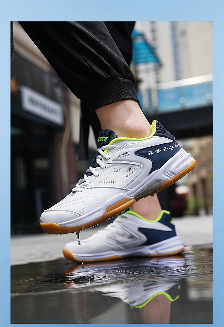 Description Picture 6 of itemMens Professional Badminton Shoes Tennis Sneakers for Training Volleyball Indoor Outdoor Table tennis Women Breathable Sport