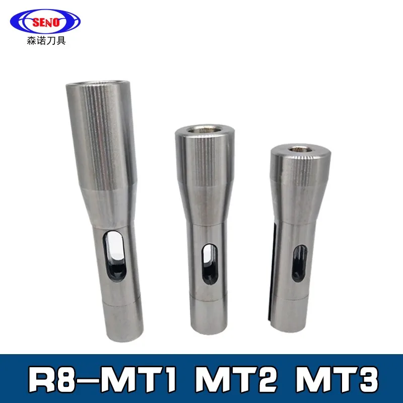 R8 Shank To MT1 MT2 MT3 Drill Chuck Arbor Morse Taper Adapter Sleeve straight shank JT6 drill chuck rod |