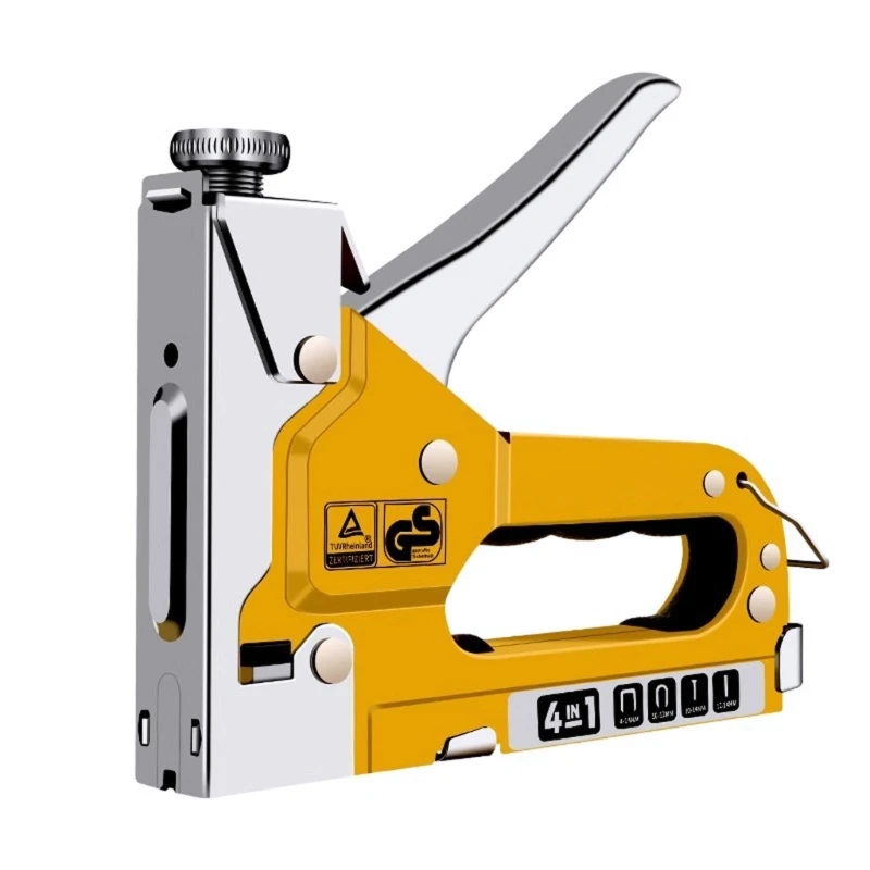 Heavy Duty Manual Nailers Tackers Stapler Staple Guns for Book Binding Furniture Drop Shipping 5pcs notepad notes this album information book disc aluminum metal buckle 24 28 32mm mushroom hole binding buckle
