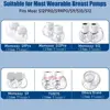 Breast Pumping Accessories Duckbill Valve and Silicone Diaphragm Compatible with Momcozy S12 Pro/S9 Pro/S12/S9 Breast Pump 2