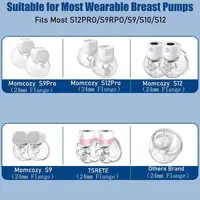Breast Pumping Accessories Duckbill Valve and Silicone Diaphragm Compatible with Momcozy S12 Pro/S9 Pro/S12/S9 Breast Pump 2