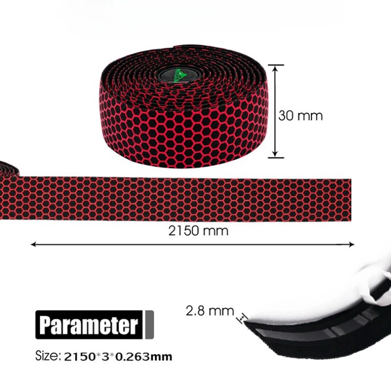 Bike Handlebar Tape 1Pair Road Anti Slip Silica Gel Shock Absorption Cycling Bar Bicycle Accessories