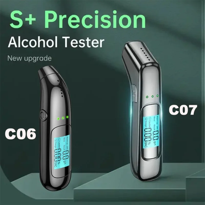 NEW Non-Contact Alcohol Tester LED Digital Display Alcoholmeter 2025 Alcohol Tester Accuracy Breathalyzer Diagnostic Tool