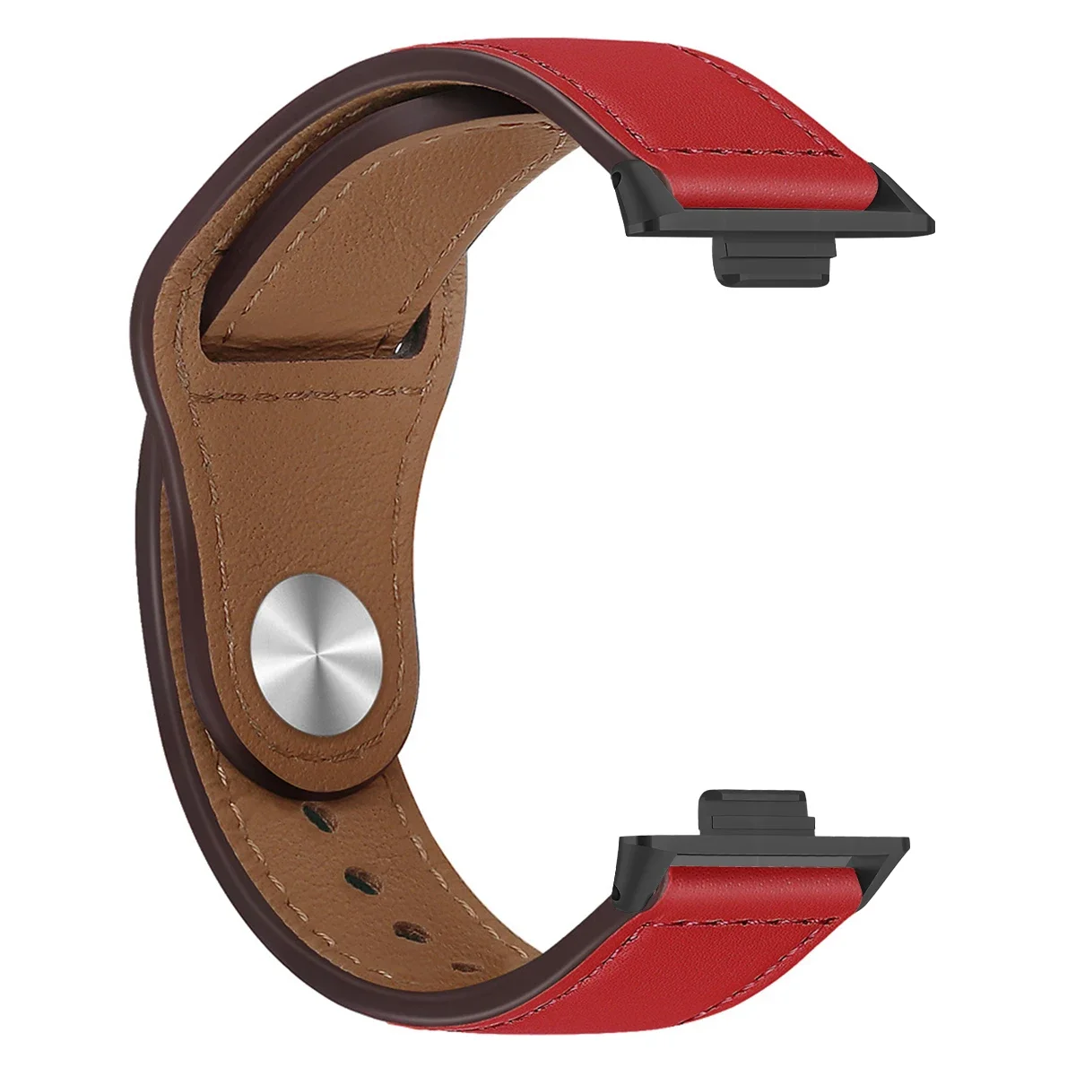 Premium Leather Band Wrist Strap for Smart Watches - Stylish Accessory Compatible with Multiple Models