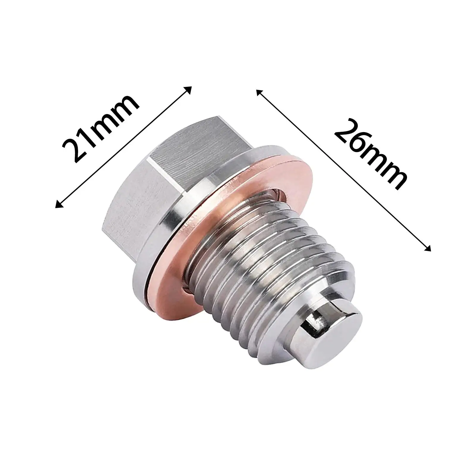Magnetic Oil Drain Plug M14x1.5 Stainless