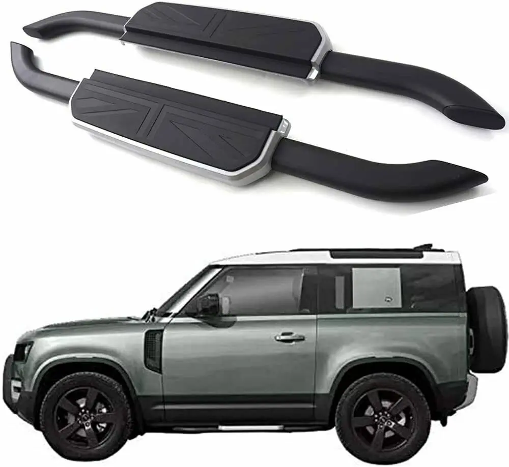 

Fits for Land Rover Defender 90 2D 2020-2024 Side Step Running Board Nerf Bar