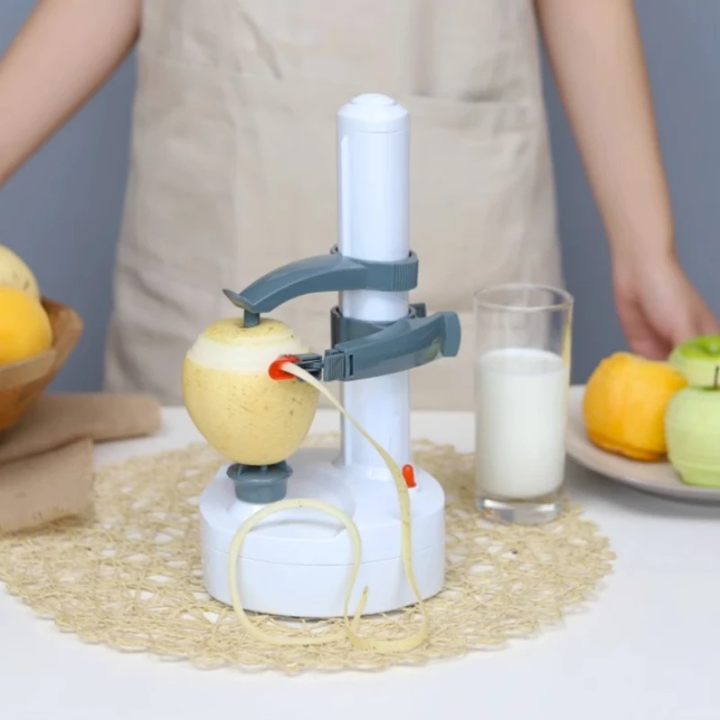 German Precision Electric Peeler, Automatic Fruit and Vegetable Peeler for Home Use, HighSpeed Peeler, Compact Food Prep 6