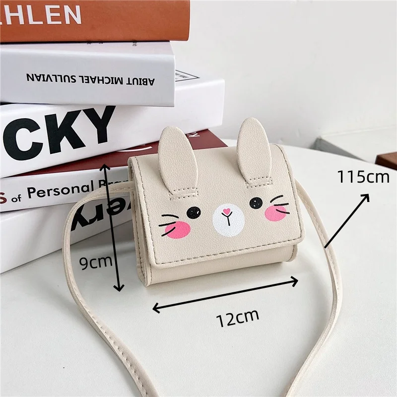 Shoulder Bags Coin Purse Coin Wallet Kids Cute Rabbit Baby Girls Crossbody Bags Cartoon Mini Handbags Children Accessories