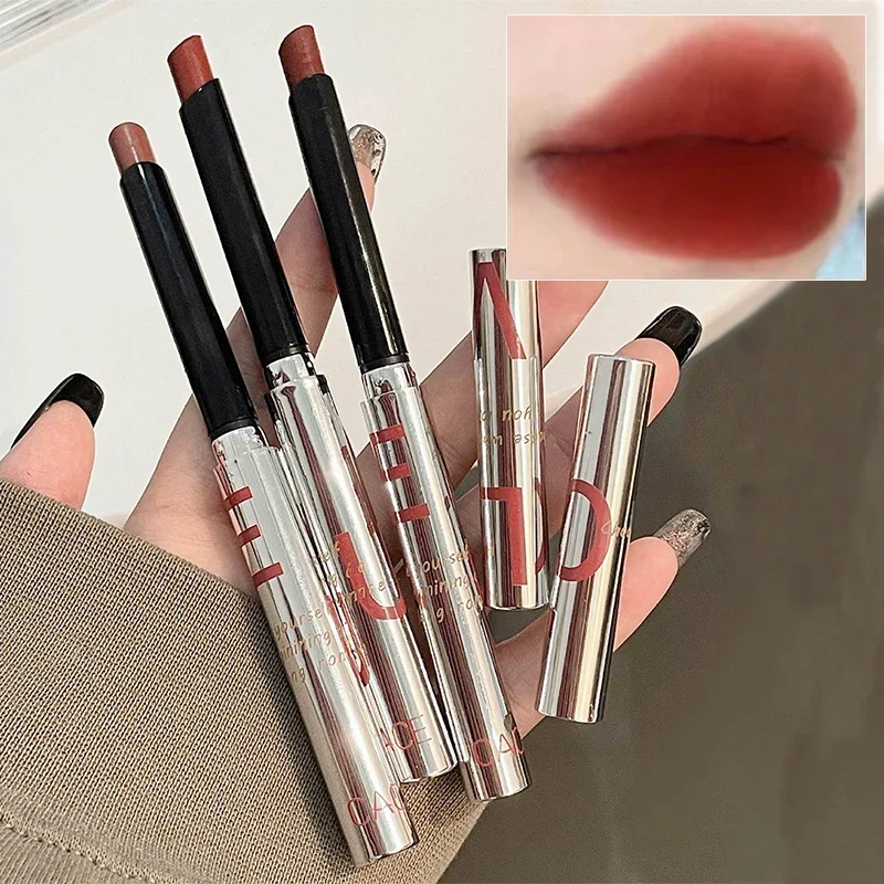 6 Colori Matte Fine Root Rossetti Smooth Soft Antiaderente Cup Sexy Red Lips Gloss Rossetti Idratanti Impermeabili Di Lunga Durata