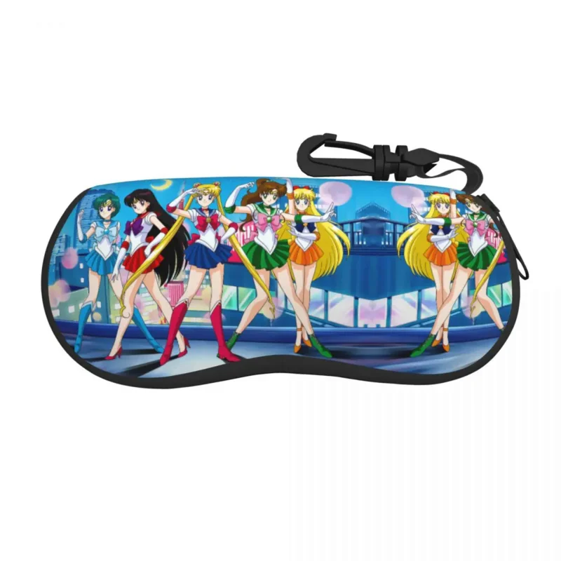 

Anime Cartoon Moon Girl Sunglasses Soft Japanese Shojo Manga Sailors Anime Eyeglass Custom Protective Box