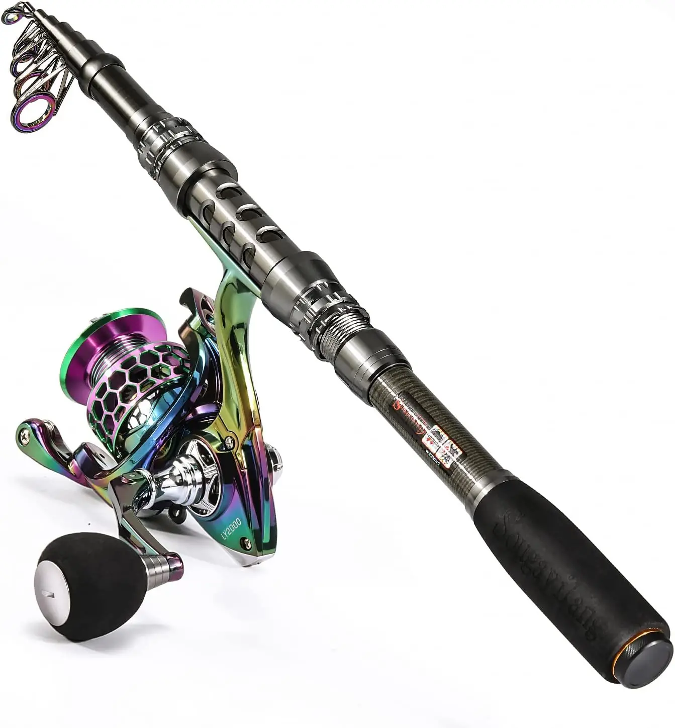 Sougayilang 1.8-3.3m Fishing Rod And Reel Combo Carbon Fiber Telescopic  Fishing Rod And Metal Spool Spinning Fishing Reel Set - Rod Combo -  AliExpress