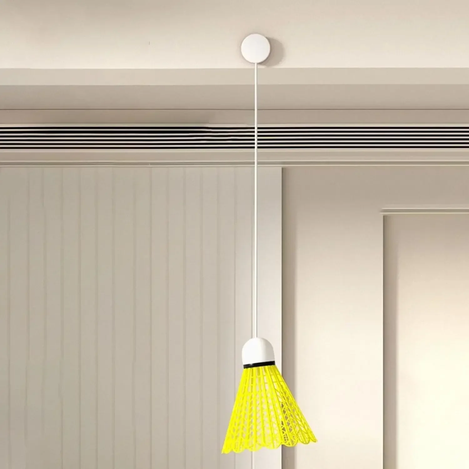 Glowing Badminton Trainer Practice Robot Training Shuttlecock Stretch Self-Study Professional Rebounds Device Elastic