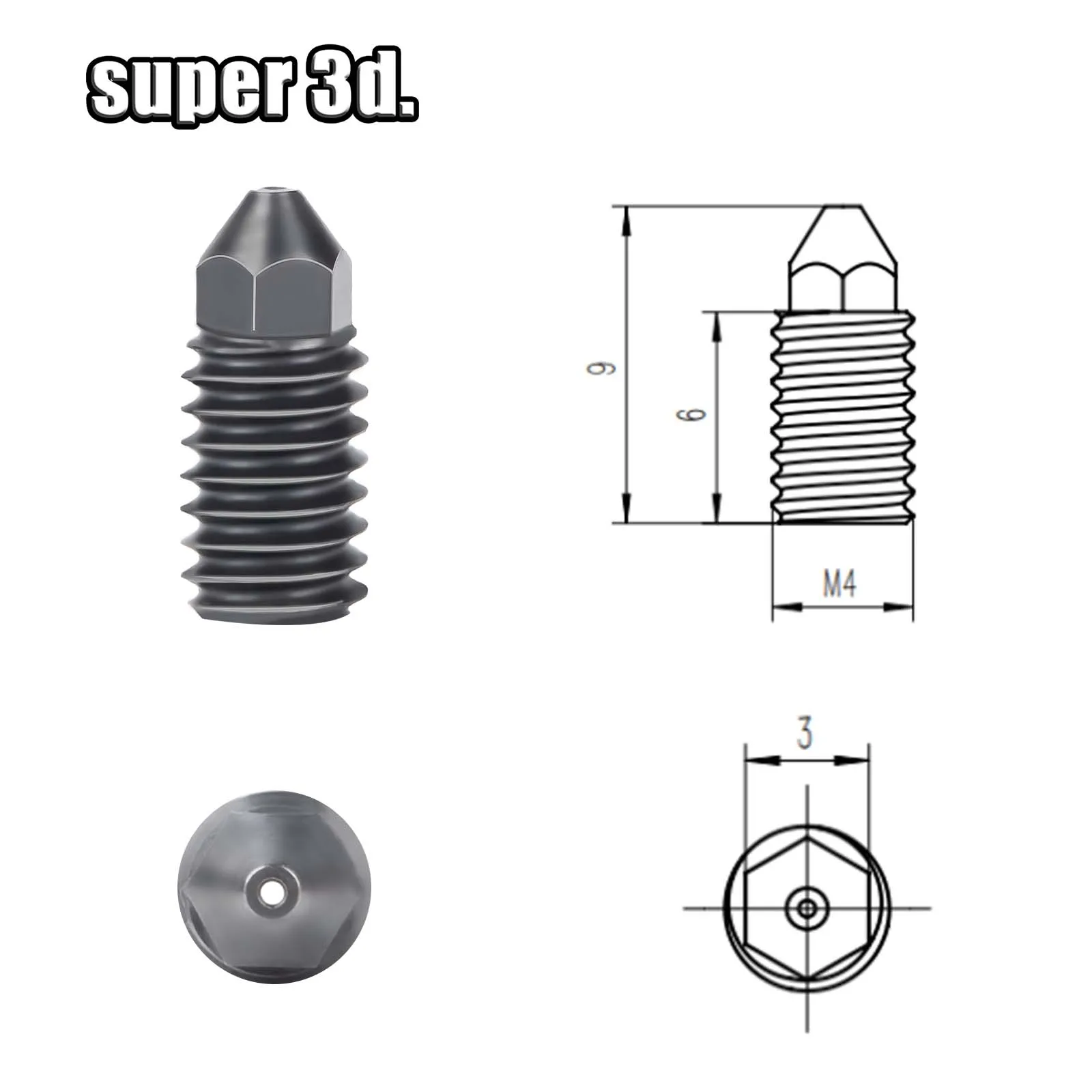 Bambu Lab A1＋0.4mm焼き入れノズル Bambu Hotend - A1 Series | Bambu