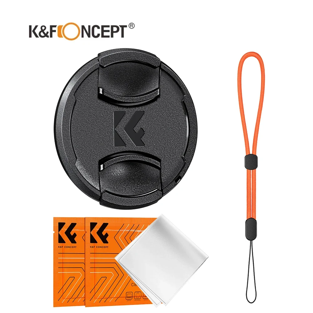 Universal Lens Caps for Camera 37mm-95mm 15 Cap Sizes with anti loss rope