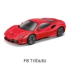 Bburago 1:43 Ferrari 488 F40 599 250 458 F12 Portofino 812 Roma SP1 SF90 F8 246 Enzo Static Simulation Diecast Alloy Model Car 5