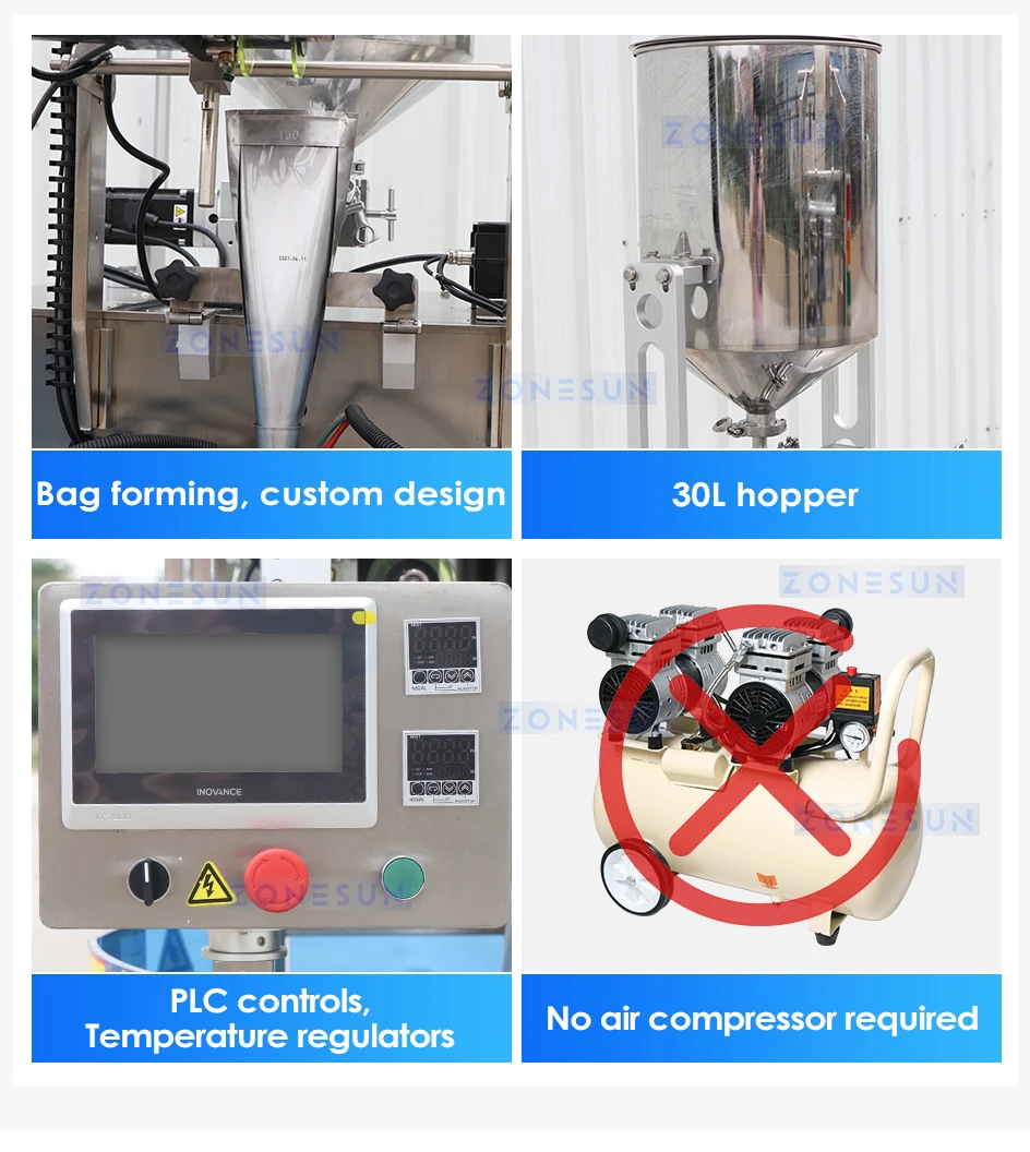 ZONESUN ZS-FP220 Fast Efficient Paste Filling Sealing Machine