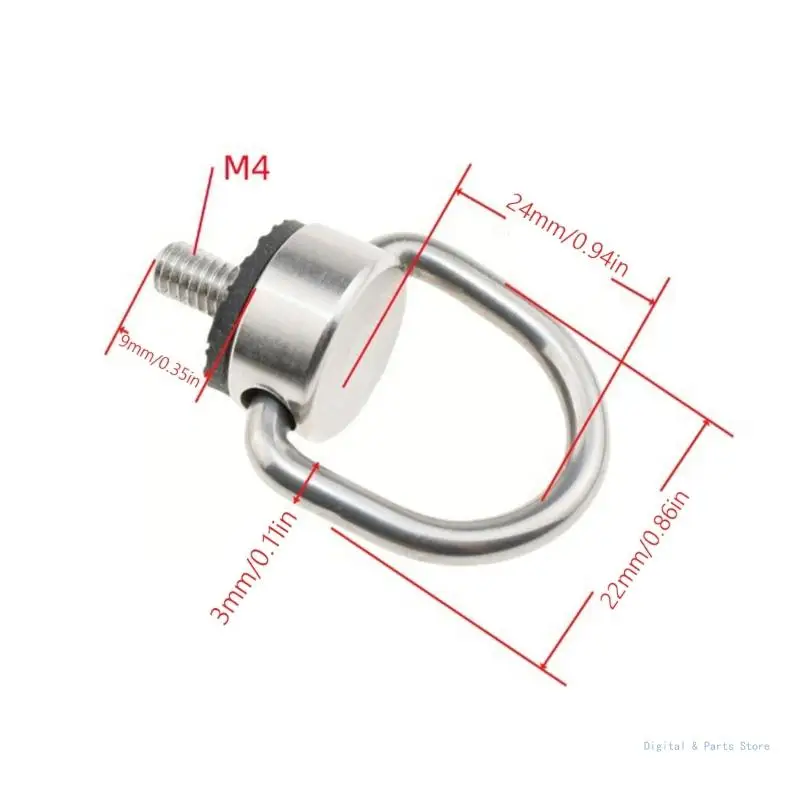 M17F Neck Lanyard Hook Screw Foldable Stainless Steel Strap Screws Replacement